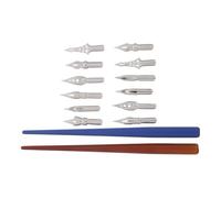 Angoily 2 Juegos Set de Plumas de Caligrafía Artística con Madera