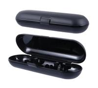 Angoily 2 Piezas Estuche Portátil de 1 Mango y 2 Cabezales para Cepillos de Dientes Eléctricos Soporte Antideslizante y Diseño Cómodo y Almacenamiento Seguro para Viaje