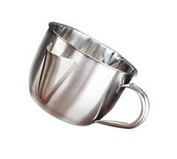 Angoily Jarra separadora de grasa de acero inoxidable, 1000 ml, recipiente para desengrasar, filtro de aceite, sin colador, separar líquidos, para preparar sopas