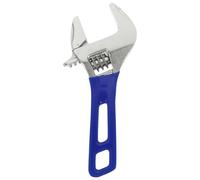 Angoily Llave Inglesa Multifuncional 10 de Mango Corto Ajustable, para Baño | Acero al Carbono, Gran Apertura Regulable, para Grifo y Válvula, Color Azul Aleatorio Color Aleatorio