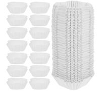 Angoily Moldes de Papel para Cupcakes y Muffins, 1000 Piezas, Blancos, Resistentes al Calor, para Tiendas de Pasteles y Panaderías