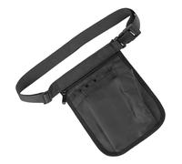 Angoily Organizador de Bolsillo para Enfermeras Riñonera Ajustable Negra, Bolsa Médica Resistente al Desgaste para Suministros de Enfermería en Hospitales