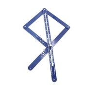 Angular de ángulo, ángulo de carcasa de metros | Riñón angular de alta precisión con escalas | Protractor multifuncional, medidor de chaflán para Mitra, medición de 10 grados-170 grados