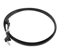 Anillo de Malla para Ventilador 12-18 Pulgadas, Bobina Plástica PP para Rejilla de Seguridad, para ajuste Suelo Pared para mesa, Repuesto Negro (12106cm Black)