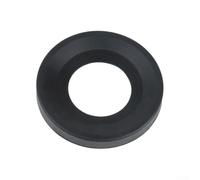 Anillo de sellado de salida de sifón de inodoro Junta de goma para prevención de fugas, flujo de residuos suave, fácil instalación, se adapta a varios modelos, sello negro reduce la acumulación