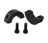 Anillo de sujeción de dos piezas de acero negro para ejes de 10 mm a 40 mm, con tornillo hexagonal interior DIN 912, alta fuerza axial, montaje suave, estándar industrial para ingeniería mecánica y