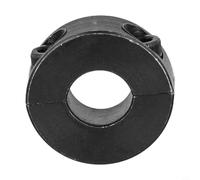 Anillo de sujeción de dos piezas de acero negro para ejes de 10 mm a 40 mm, con tornillo hexagonal interior DIN 912, alta fuerza axial, montaje suave, estándar industrial para ingeniería mecánica y