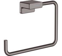 Hansgrohe Toallero de aro AddStoris 41754340 – cromo negro cepillado