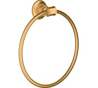 Anillo para toallas AXOR MONTREUX, montaje en pared, acabado dorado cepillado. Acabado dorado cepillado