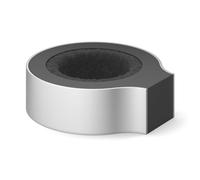 Anillo para vino PREMIRO 5 cm, plateado, acero inoxidable, Zack