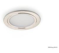 Anillos LED, color acero inoxidable, luminaria, juego de 3, 3000 K, blanco cálido