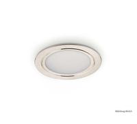 Anillos LED, color acero inoxidable, luminaria, juego de 5, 4000 K, blanco neutro