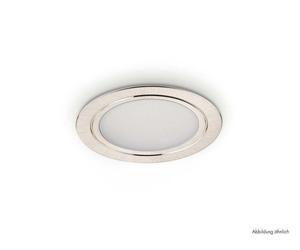 Anillos LED, color acero inoxidable, luminaria, juego de 5, 4000 K, blanco neutro
