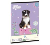 Animales tiernos: cuaderno rayado australiano - desde 4.º grado