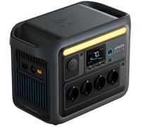 Anker SOLIX C1000X Estación de Energía Portátil 1056Wh LiFePO4 (330.000 mAh), 1800W / 2400W Pico, Carga Completa en 58 Min