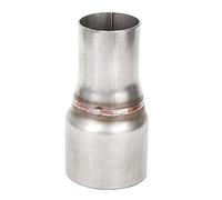 ANKROYU Adaptador De Escape De 1,75 A 2,5, Tubo Conector Reductor De Escape De 63 Mm/2,5 Pulg. A 45 Mm/1,75 Pulg, Abrazadera De Silenciador De Escape, Tubo Acoplador Recto Estándar Con Orificio
