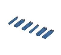 Annadue 10 Piezas Herramientas de Torneado de Carburo para Corte de Metal | Torno para trabajar metales, con punta de carburo, alta dureza, velocidad de corte rápida, para tornos automáticos manuales