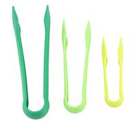 Annadue 3 PCS Pinzas de Pan Multifuncionales Abrazaderas para Alimentos | Agarre antideslizante, apto para lavavajillas, plástico de calidad alimentaria, ergonómico, utensilios para servir