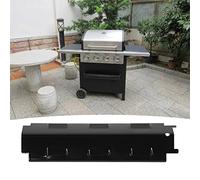 Annadue 4 Piezas Campanas de Calor para Parrilla de Hierro Esmaltado | Distribución uniforme del calor, hierro recubierto de esmalte, protección contra goteo del quemador, fácil instalación,