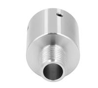 Annadue Adaptador de Husillo de Cabezal de Torno para Carpintería, Adaptador de Inserción de Mandril de Rosca de 1 en 8TPI a 33mm, Placa Frontal de Acero para Torno de Madera