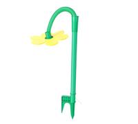 Annadue Aspersor de Girasol 360 Giratorio de Agua de Flores para Césped, Juguete de Riego Al Aire Libre Apto para Mascotas con Base de Doble Clavija, Aspersor de Jardín Resistente para Perros Niños,