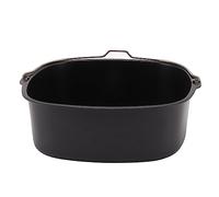 Annadue Barril de Pastel para Freidora, Molde para Pastel con Revestimiento Antiadherente de Metal con Asa, Accesorio de Freidora para Hornear Pan (7in)