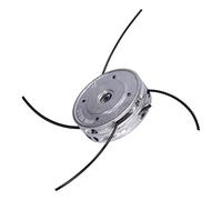 Annadue Cabezal de Corte Universal de Hilo de Aluminio de 4 Cables para Recortadora de Eje Recto de 40cc +, Accesorio de Herramienta de Césped Duradero de Alto Rendimiento