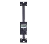 Annadue Calibre Vernier Vertical IP45 Escala Lineal Digital Impermeable con Pantalla LCD para Fresadoras, Herramienta de Medición de Acero Inoxidable de 0-6 Pulgadas/0-150 Mm con Ajuste Cero (0-100