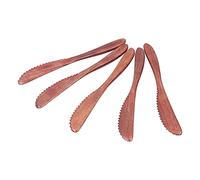 Annadue Cuchillo de Cena de Madera, Cuchillo de Mantequilla de Madera Reutilizable, Vajilla Ecológica, Utensilios de Cocina para el Hogar, Cocina, Picnic, Restaurante