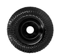 Annadue Disco Abrasivo de Talla de 100 Mm para Amoladora Angular, Disco de Talla de Madera con Diseño Antirretroceso, Accesorios de Pulido para Raíces de Carpintería (BLACK)