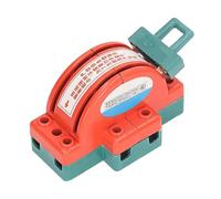 Annadue Interruptor de Cuchilla de 2 Polos, Interruptor de Desconexión de Doble Tiro, de Carga de Cuchilla con Anillos de Sujeción para Control de Panel Eléctrico 220 V 380 V (32A)