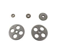 Annadue Juego de 5 Engranajes para Torno T80 T45 T25 T20 para Corte | Dientes mecanizados con precisión, accesorios para trabajar metales, hierro gris inoxidable, transmisión estable, fácil
