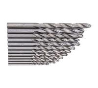 Annadue Juego de Brocas Helicoidales HSS de 13 Piezas, Vástago de Rápido de 1,5-6,5 Mm para Corte de Madera Metálica con Estuche (SILVER)
