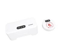 Annadue Kit de Descarga Automática de Inodoro, Descargador de Inodoro sin Contacto con Sensor Infrarrojo de 20 Cm, IPX6 Impermeable Recargable por USB, Descarga Automática de para el Hogar, Hotel,
