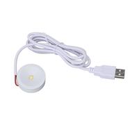 Annadue Mini Foco, Foco LED USB para Exhibición de Joyas, 2 Juegos 5V 1W