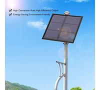 Annadue Mini Panel Solar, Panel Solar Policristalino de 0,7 W 1,5 V con Cable, Cargador de Módulo de Energía Portátil de Bricolaje para Batería de 1,2 V, Pequeño de 70 X 70 Mm