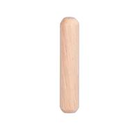 Annadue Pasadores de Madera M6, 50 Piezas, Varillas Redondas Estriadas para Ensamblaje de Cajones de Gabinete, Varillas de Madera Maciza de 30 Mm para Reparación de Juntas de Muebles (M6*40(50PCS))