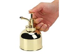 Annadue Regadera a Presión Manual de Acero Inoxidable, Pulverizador de Niebla para Jardín, Botella Pulverizadora para Riego de Flores y Plantas para Patio Interior y Exterior