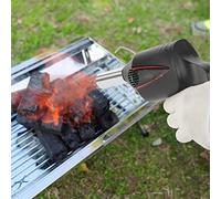 Annadue Soplador de Aire Portátil para Ventilador de Barbacoa, Herramienta de Encendedor de Fuego Manual para Acampar Al Aire Libre, Picnic, Barbacoa, Fogata de Carbón