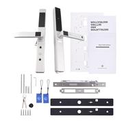 Annadue TY Smart Lock Cerradura de Puerta de Entrada sin Llave, Huella Digital/contraseña/tarjeta/llave Mecánica 5 Métodos de Desbloqueo Aleación de Aluminio, Cerradura de Puerta Inteligente para