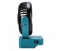 Annadue Ventilador Inalámbrico Portátil, Ventilador de Trabajo Recargable por USB con Motor sin Escobillas, a Batería para Taller de Camping, de Refrigeración de Rotación 360 para Batería PARKSIDE