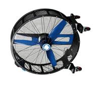 Annadue Ventilador Industrial de Tambor de 45 Pulgadas 17660 CFM con Ruedas | Circulador de aire de alto volumen, ruedas giratorias con bloqueo, control de tres velocidades, construcción de motor de