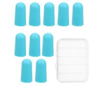 Anneome 10piezas Tapones para Oídos con Reducción de Ruido Espuma Viscoelástica Color Azul Claro para Dormir Estudio Trabajo con Estuche Reutilizable