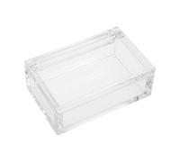 Anneome Caja de Almacenaje para Cerillas de Acrílico Transparente Protección Resistente al Clima y Diseño Compacto Adecuado para Senderismo y Uso en Casa