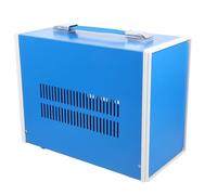 Anneome Caja de conexiones electrónica, caja de proyectos para electrónica, carcasa de metal, caja eléctrica, caja de proyecto, caja de bricolaje, chasis, placa de hierro, forma cuadrada,