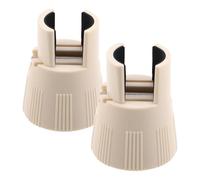 Anneome Elevadores para Muebles Ajustables 5,2 Cm de Alto X 1-4,5 Cm de Ancho, Extensores Antideslizantes para Patas de Mesa, Sofá y Cama, Soporte Estable y Versátil para