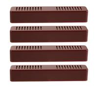 Anneome Humidificador para Cigarros Mini Portátil 4 Piezas Caja de Humedad del Humidor Rectangular Rojo Sistema de Conservación y Protector de Humedad