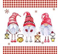 Anniversary House Tiflair PJ303617 - Servilletas de papel de 3 capas, diseño navideño Gonk