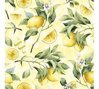 Anniversary House Tiflair PJ344657 - Servilletas de almuerzo de lujo con limones amarillos | 3 capas