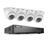 ANNKE Kit de Seguridad 8CH 5MP-N H.265+ DVR sin Disco Duro de Videovigilancia CCTV 4 Cámara Sistema de Vigilancia 1080P IP66 Impermeable Visión Nocturna - sin HDD